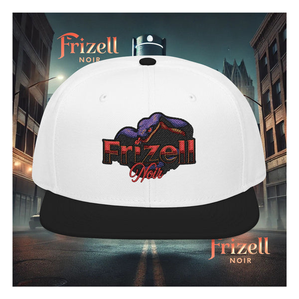 FRIZELL NOIR Embroidered Snapback Cap