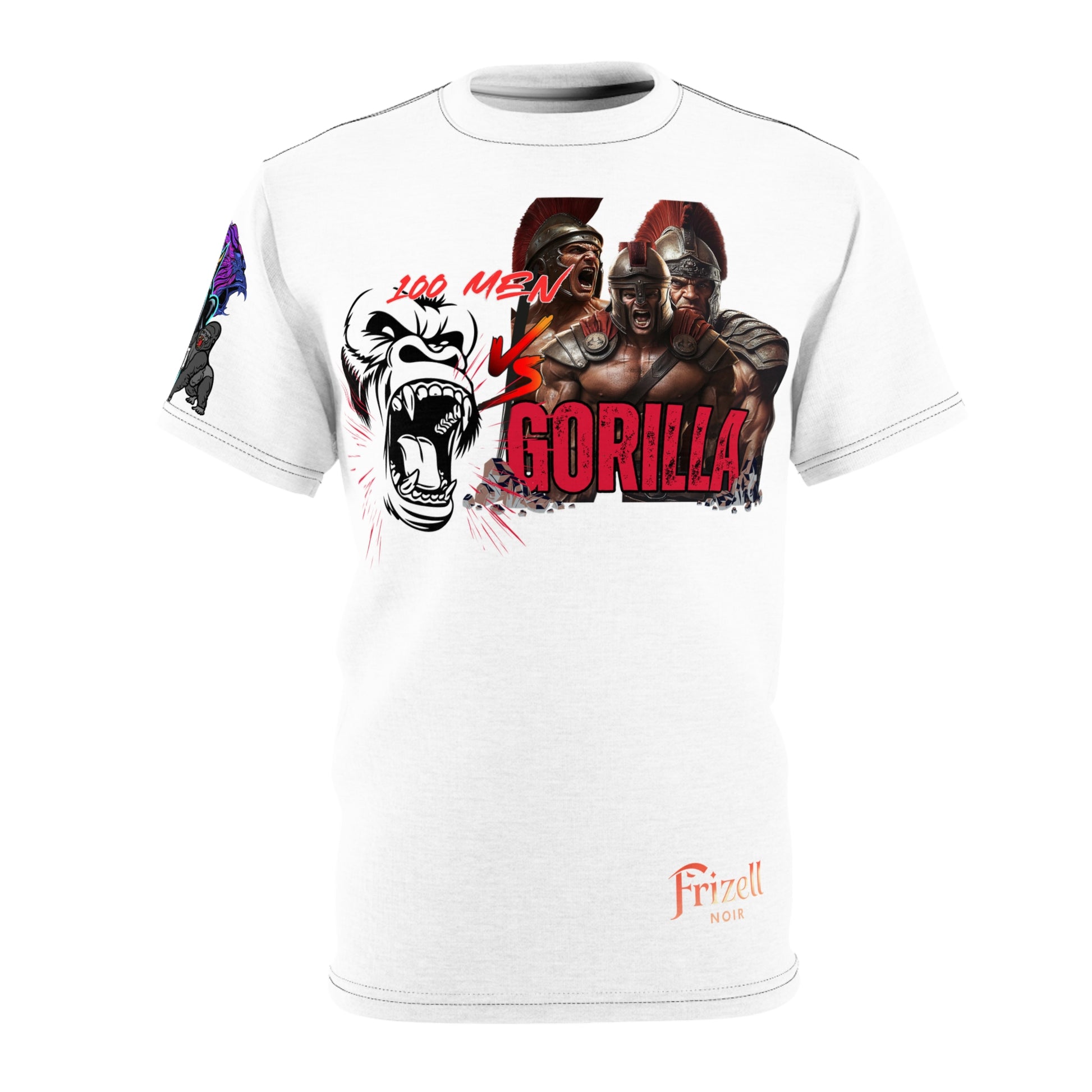 100 Men vs Gorilla Tee | Frizell Noir