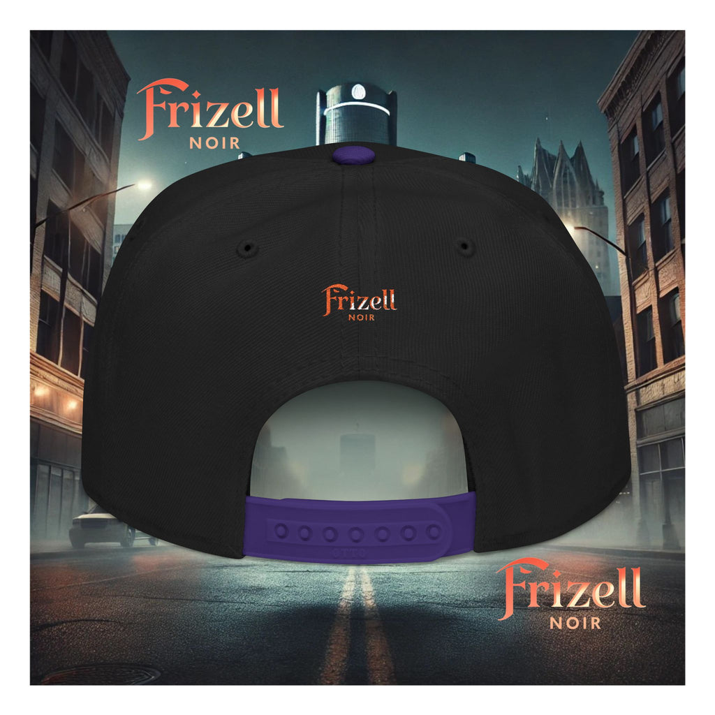 FRIZELL NOIR Embroidered Snapback Cap
