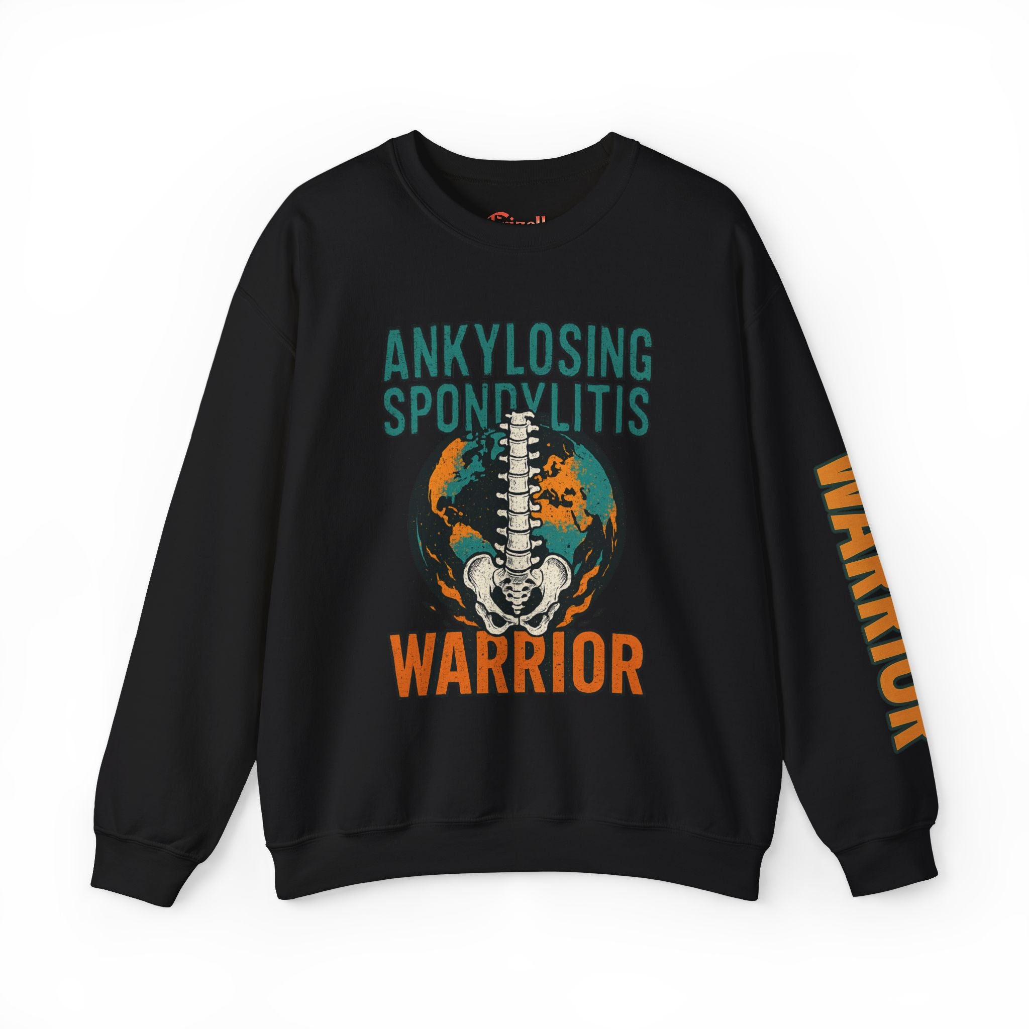 Ankylosing Spondylitis Spine Globe Warrior Sweatshirt
