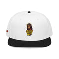 Snapback Hat Black & Gold Jesus John 11:35 Embroidered
