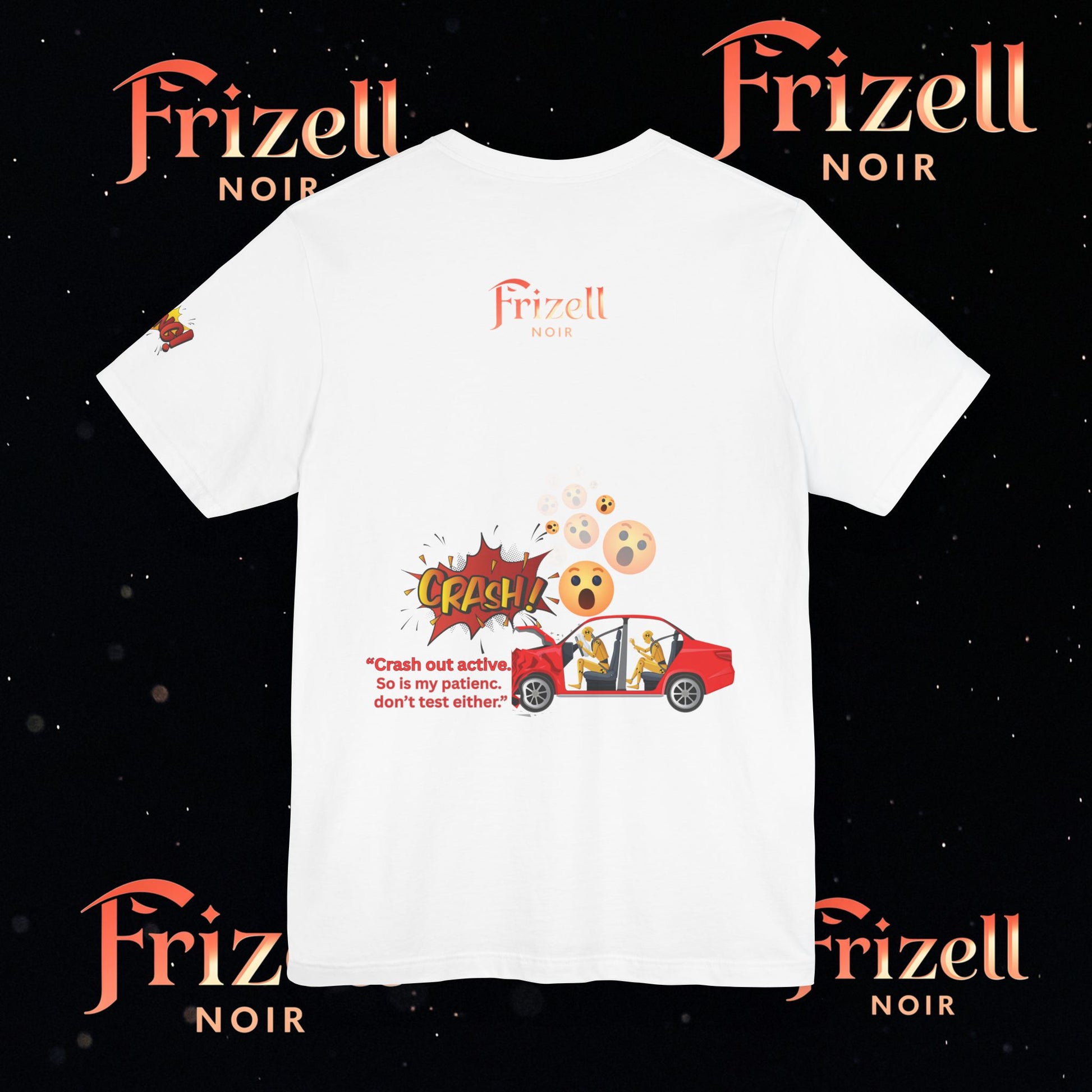 Crash Out Button Tee | Frizell Noir