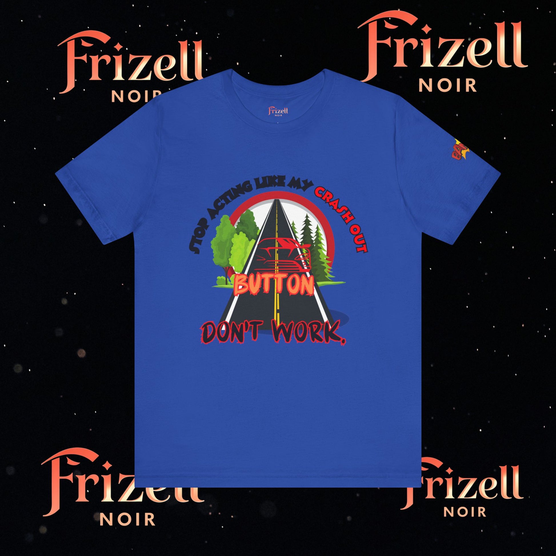 Crash Out Button Tee | Frizell Noir