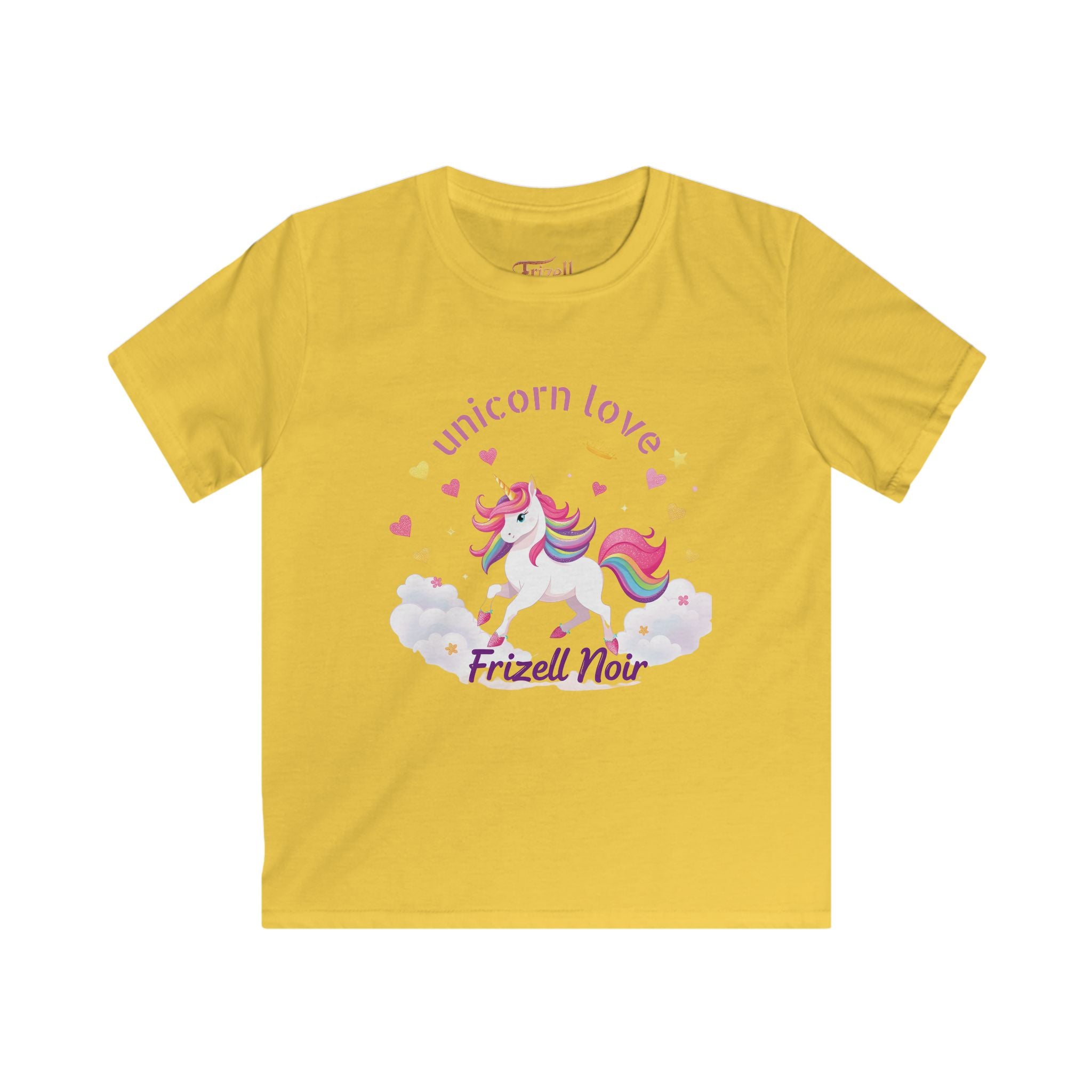 Unicorn Love Girls Tee | Frizell Noir