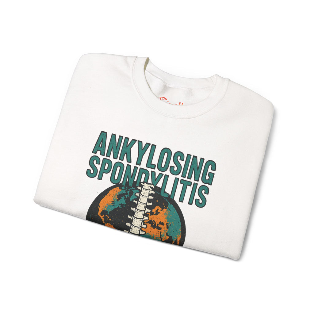 Ankylosing Spondylitis Spine Globe Warrior Sweatshirt