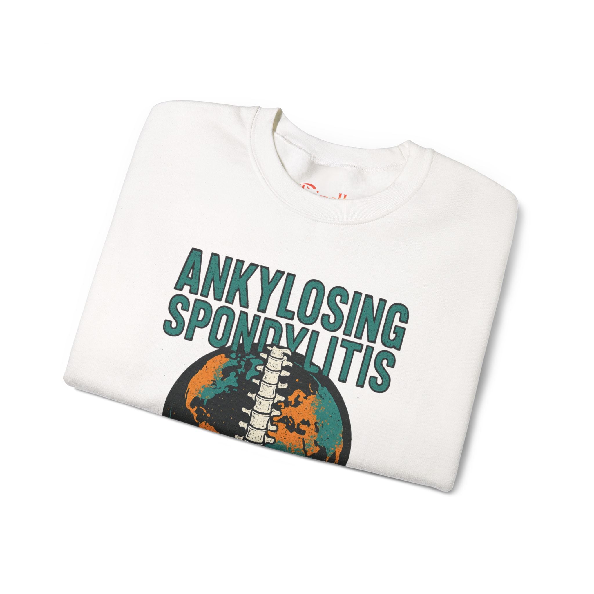 Ankylosing Spondylitis Spine Globe Warrior Sweatshirt
