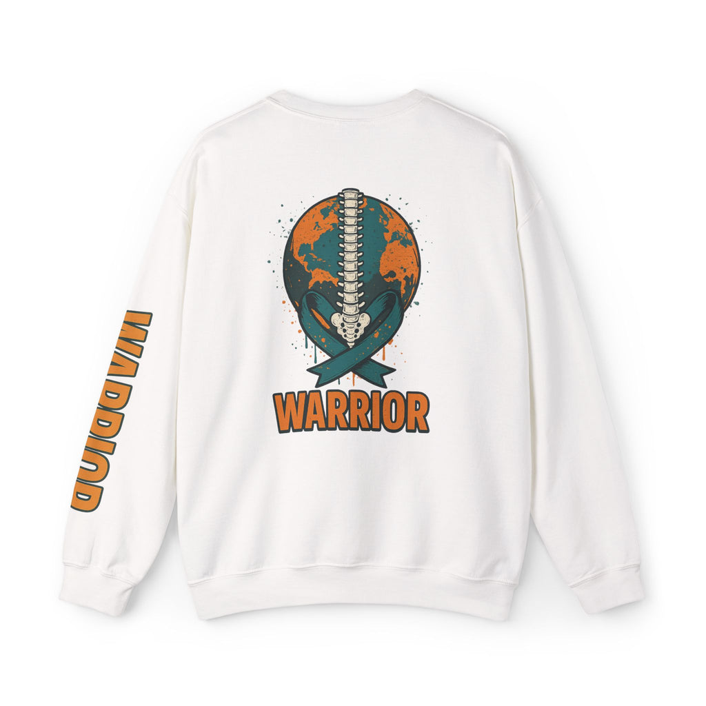 Ankylosing Spondylitis Spine Globe Warrior Sweatshirt