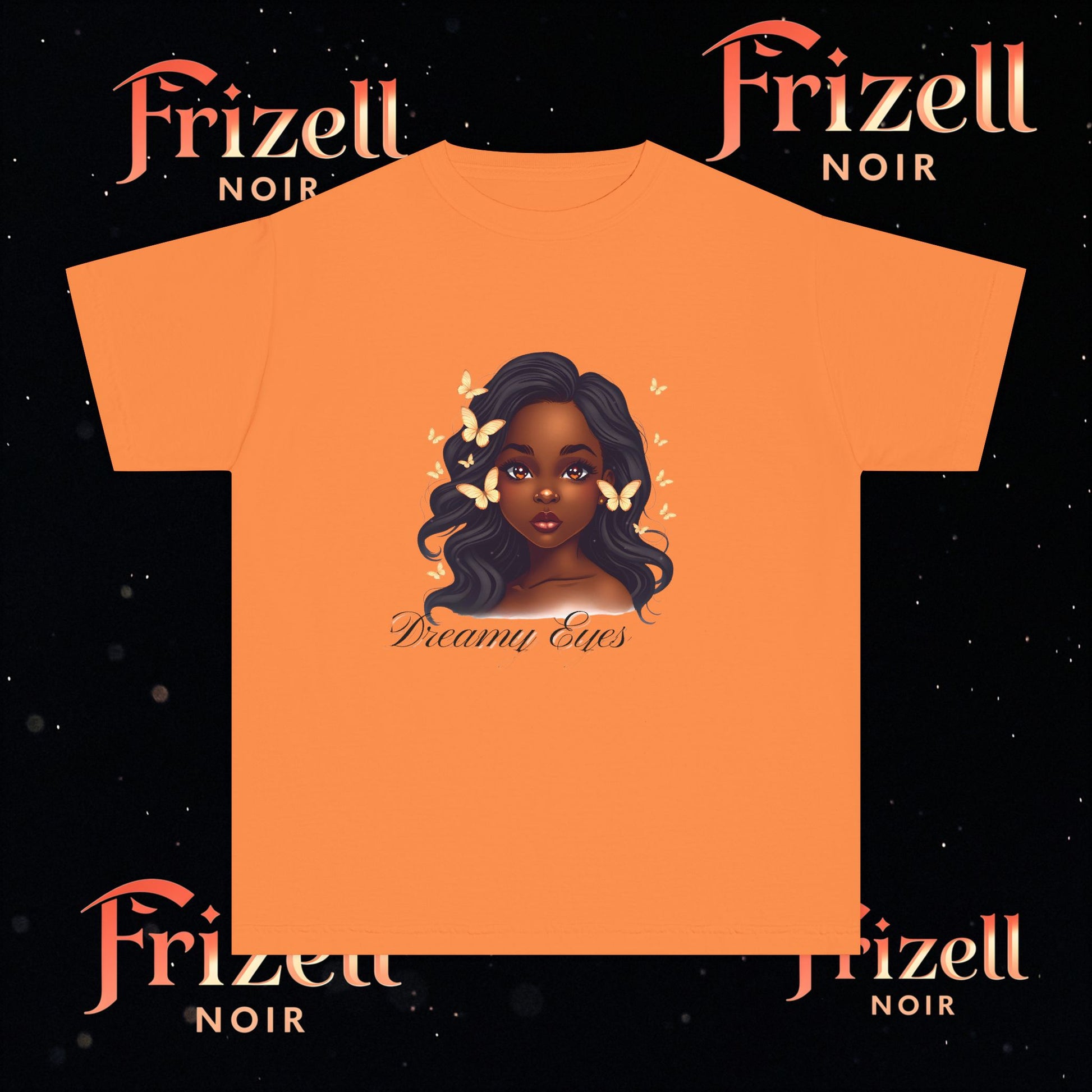 Dreamy Eyes Youth Tee | Frizell Noir