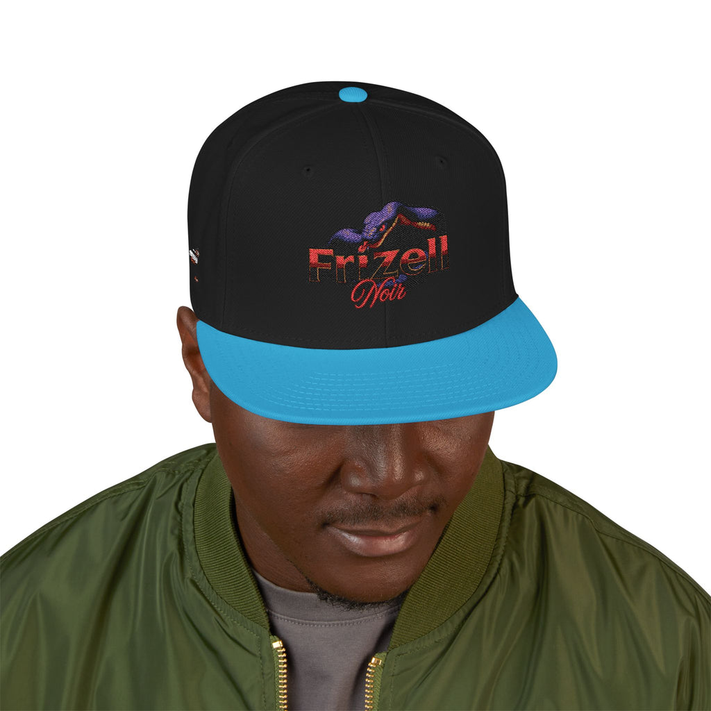 FRIZELL NOIR Embroidered Snapback Cap