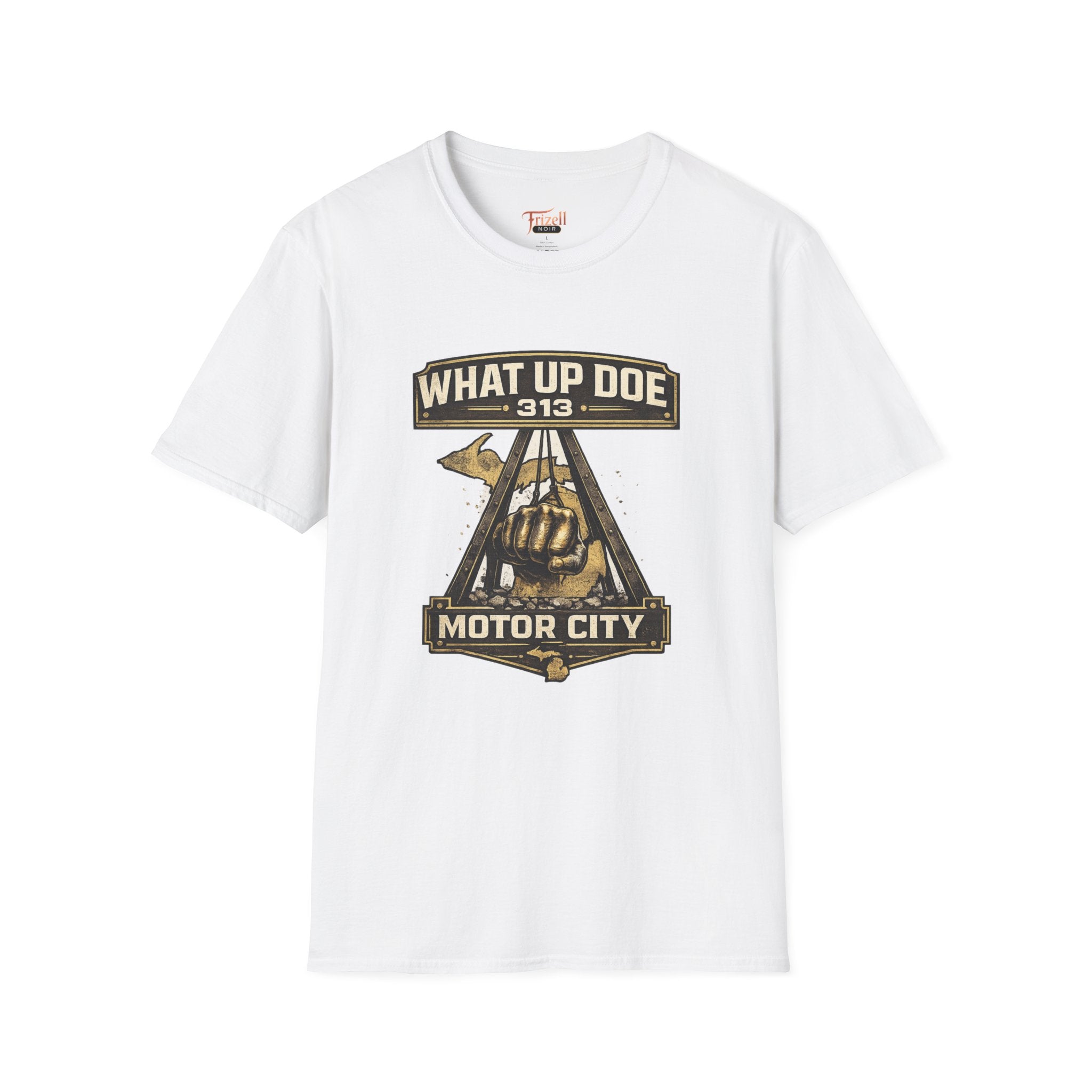 Motor City 'What Up Doe 313' Graphic T-Shirt