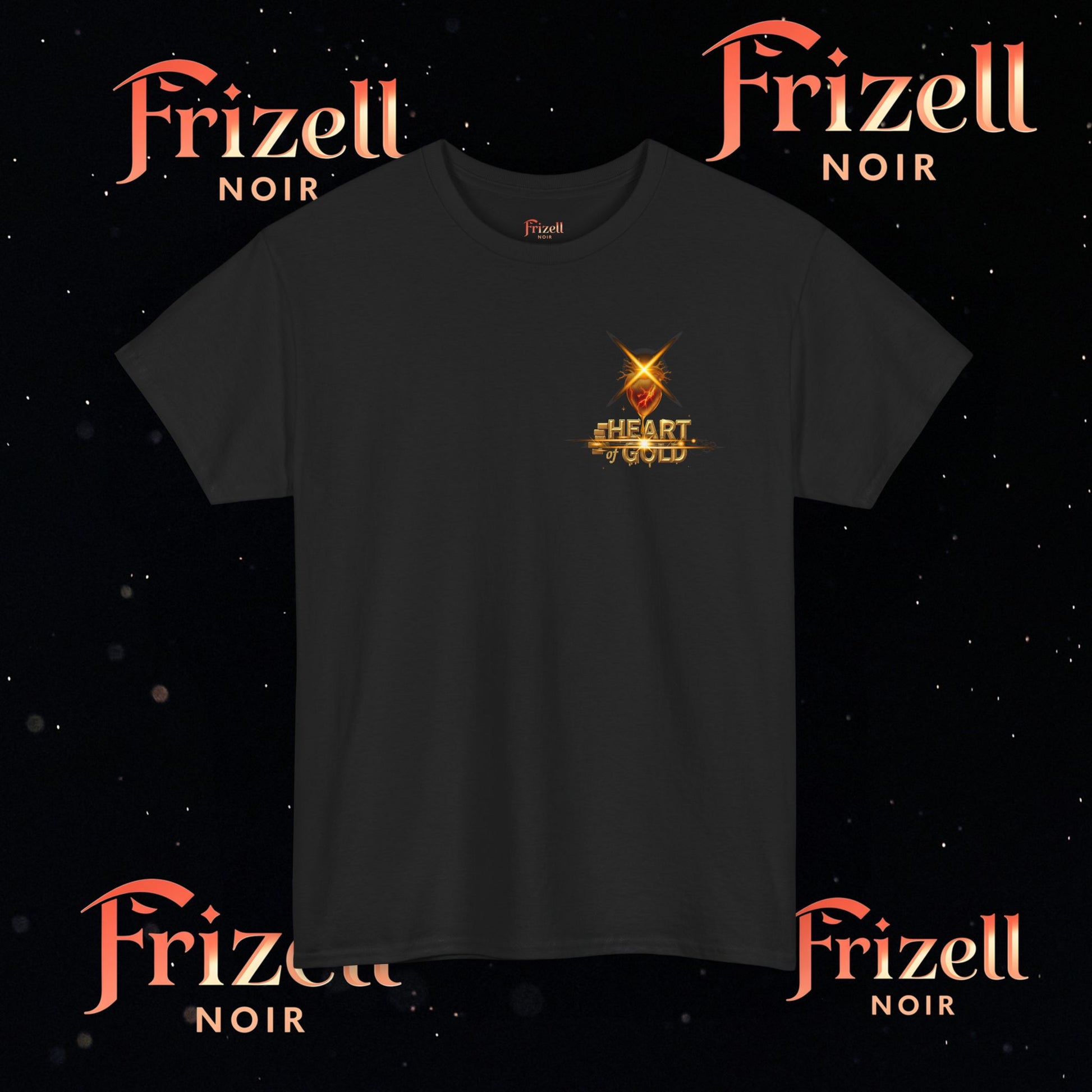 Heart of Gold Tee | Frizell Noir