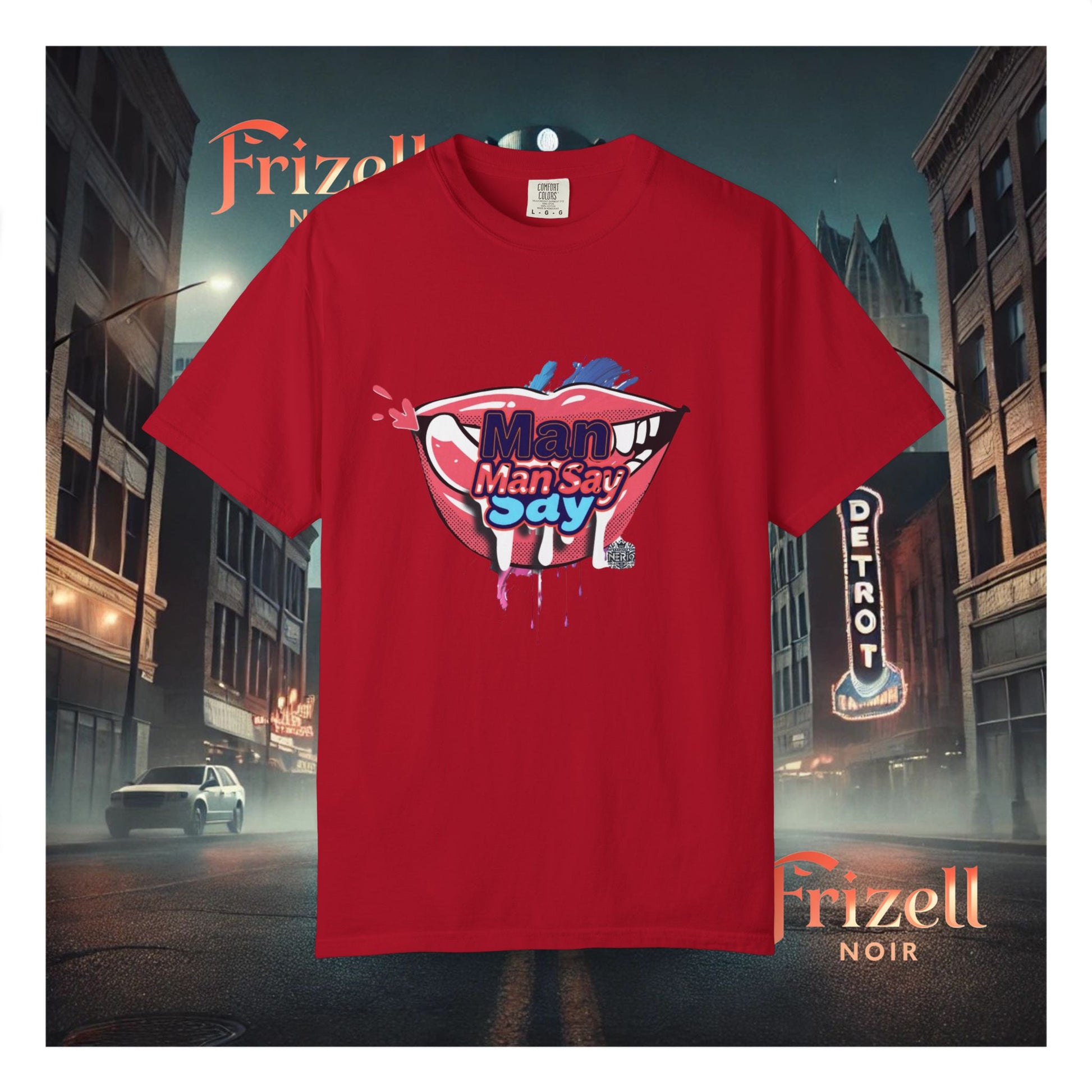 Man Say Tee | Frizell Noir
