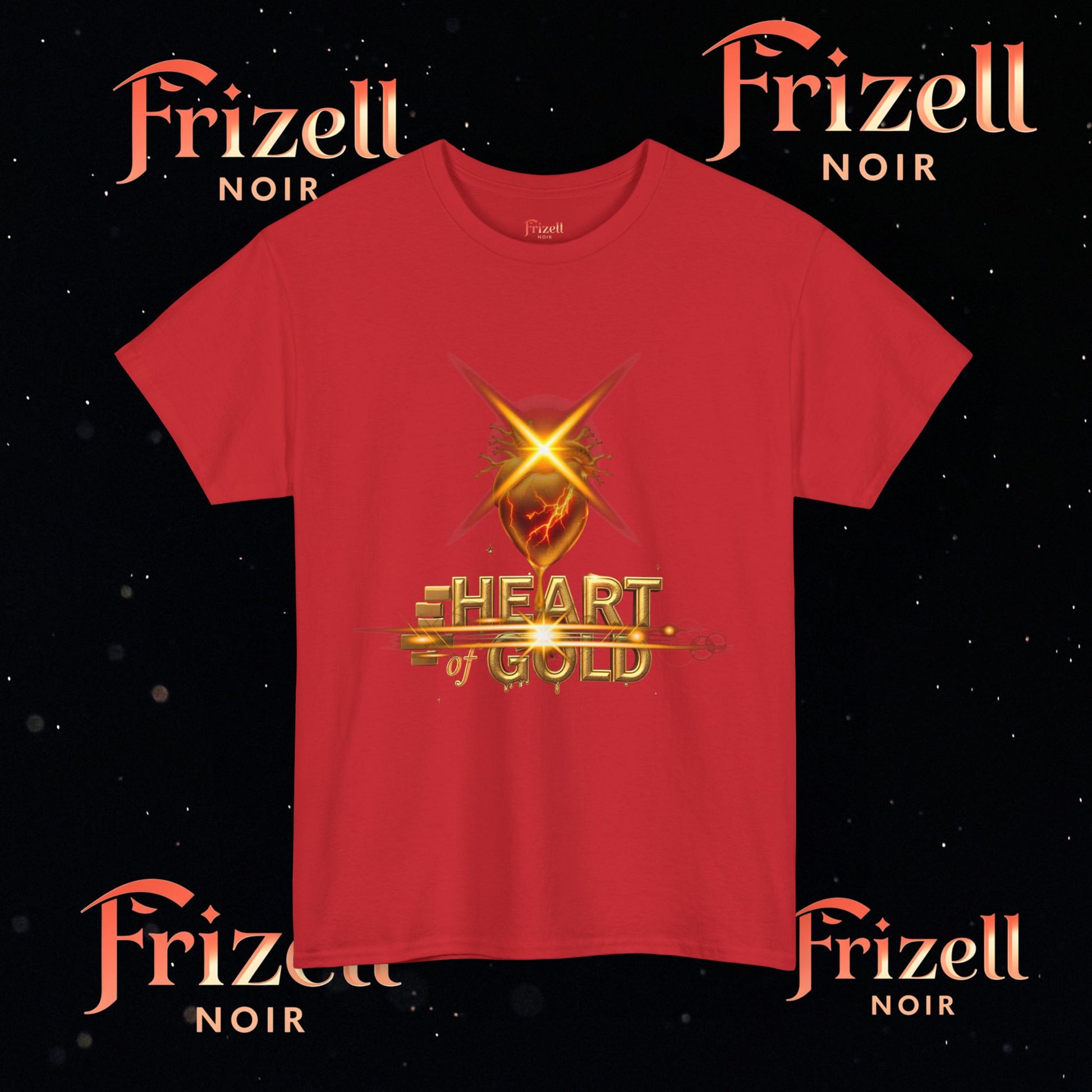 Heart of Gold Tee | Frizell Noir