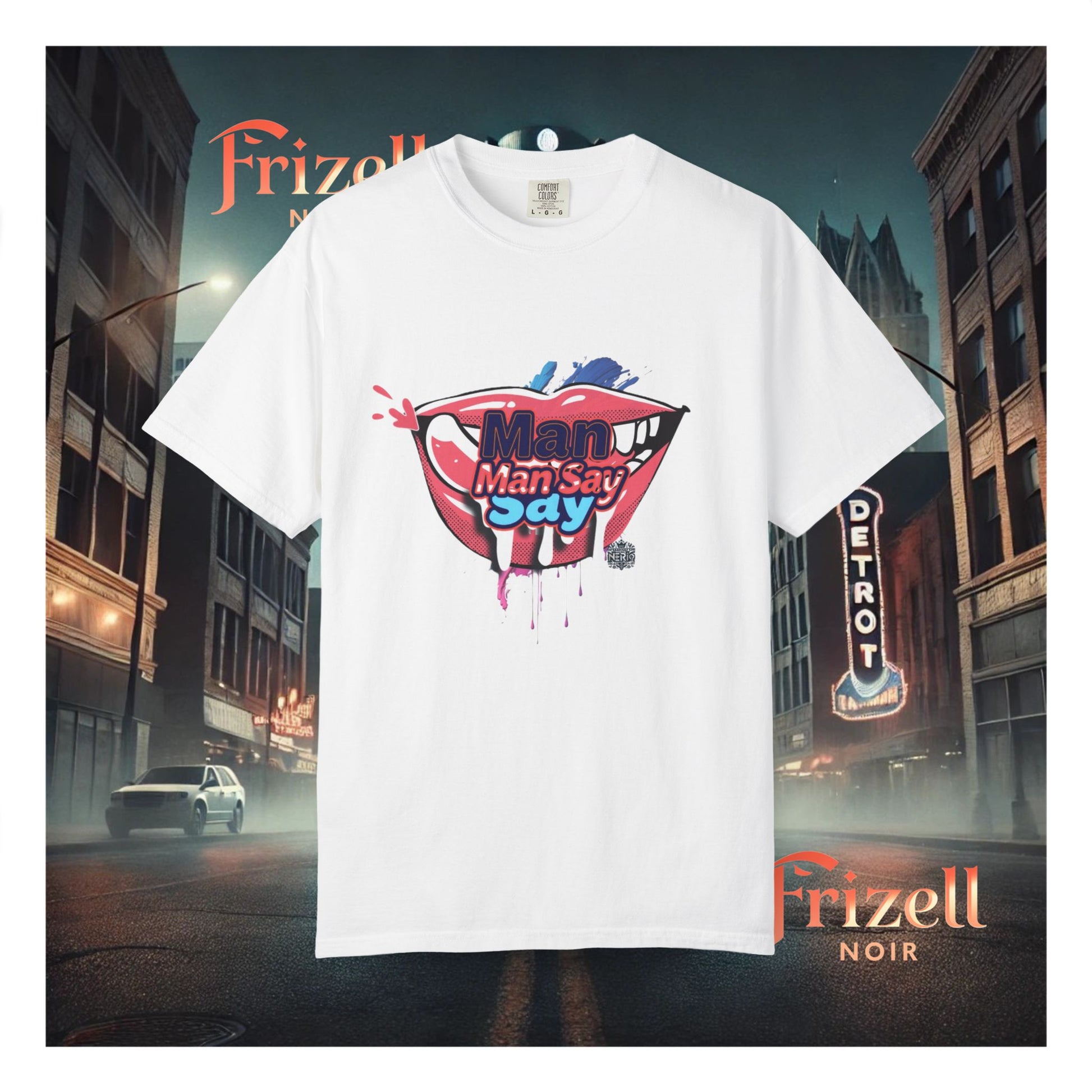 Man Say Tee | Frizell Noir