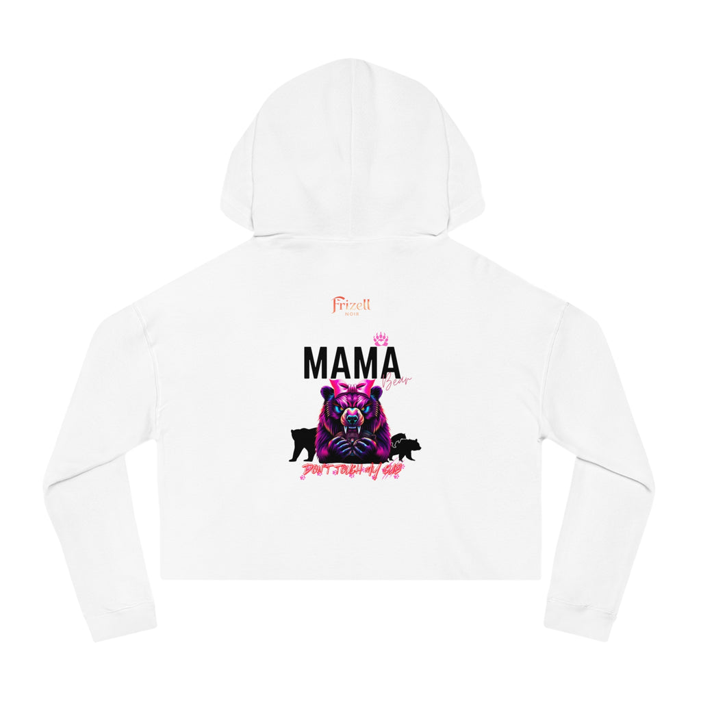 Mama Bear Cropped Hoodie | Frizell Noir