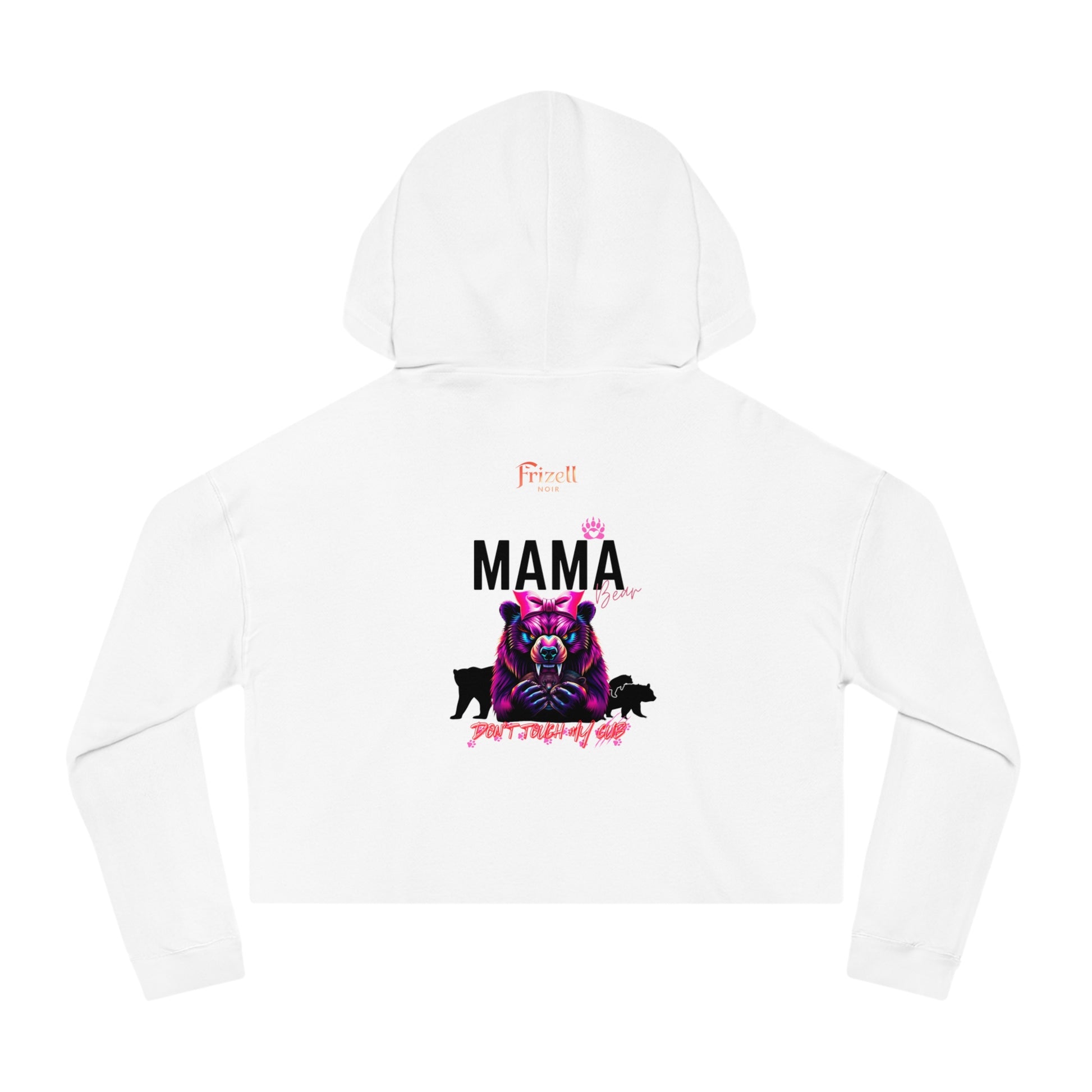 Mama Bear Cropped Hoodie | Frizell Noir