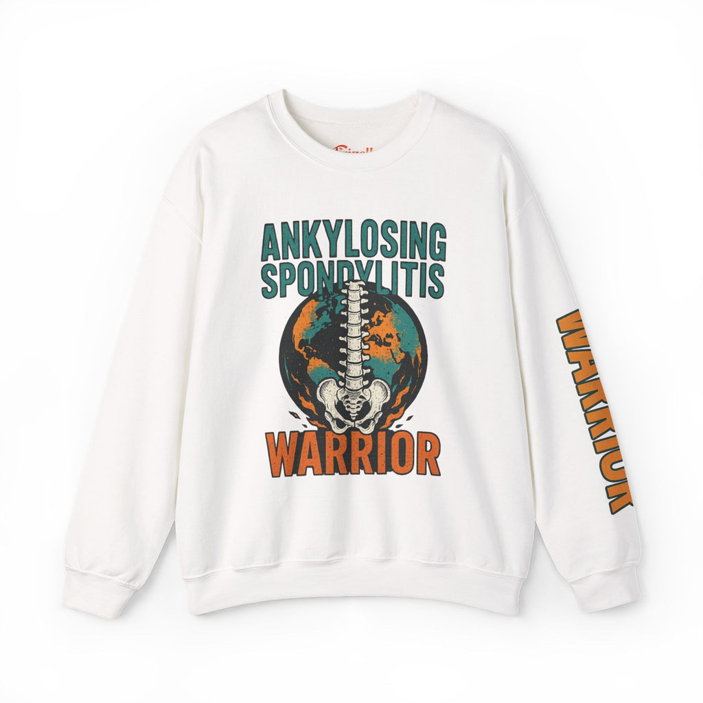 Ankylosing Spondylitis Spine Globe Warrior Sweatshirt