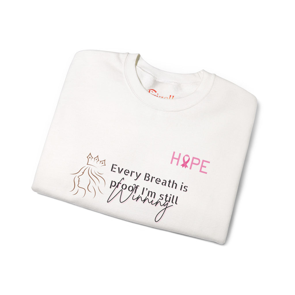 Breast Cancer Hope Crewneck Sweatshirt - Unisex Heavy Blend