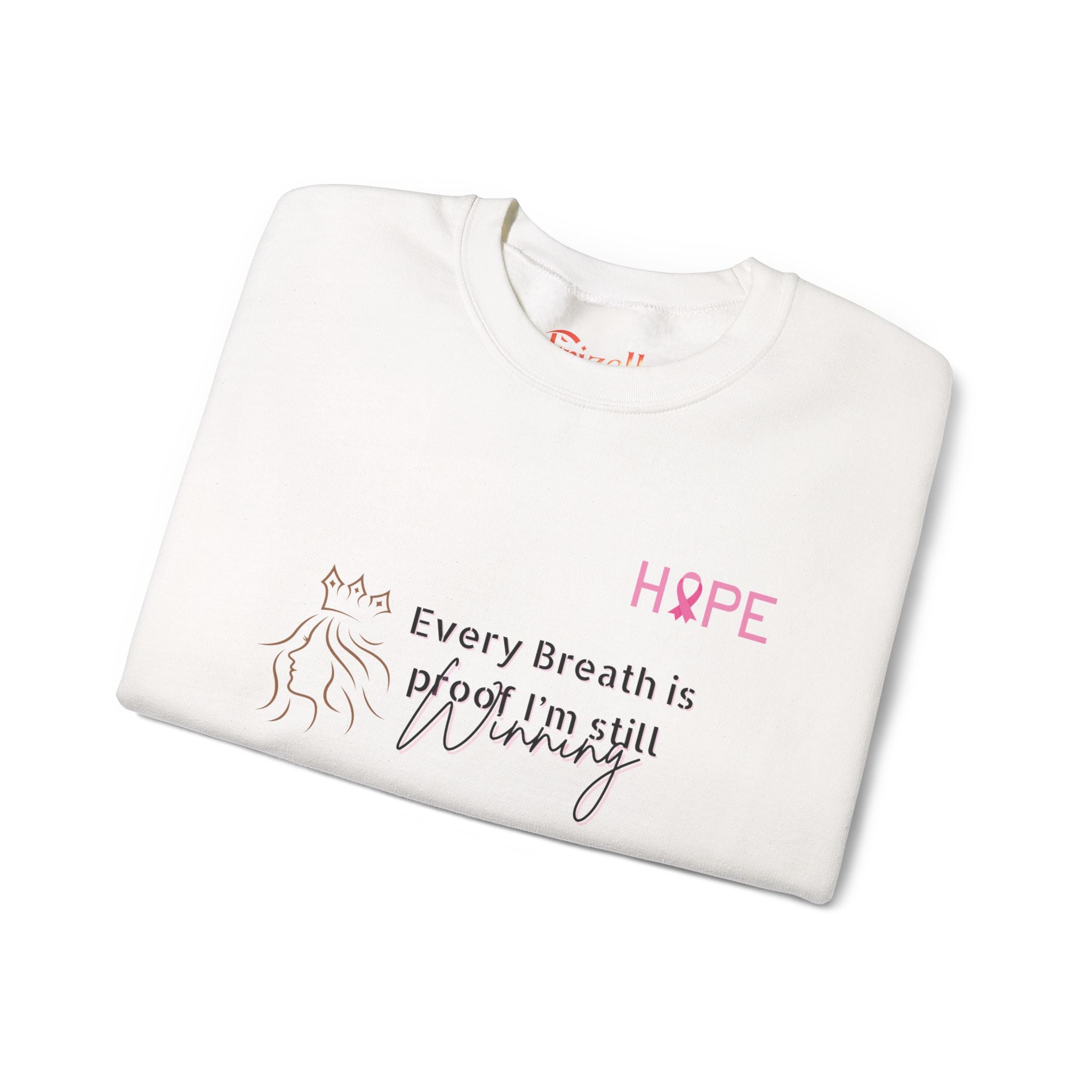 Breast Cancer Hope Crewneck Sweatshirt - Unisex Heavy Blend