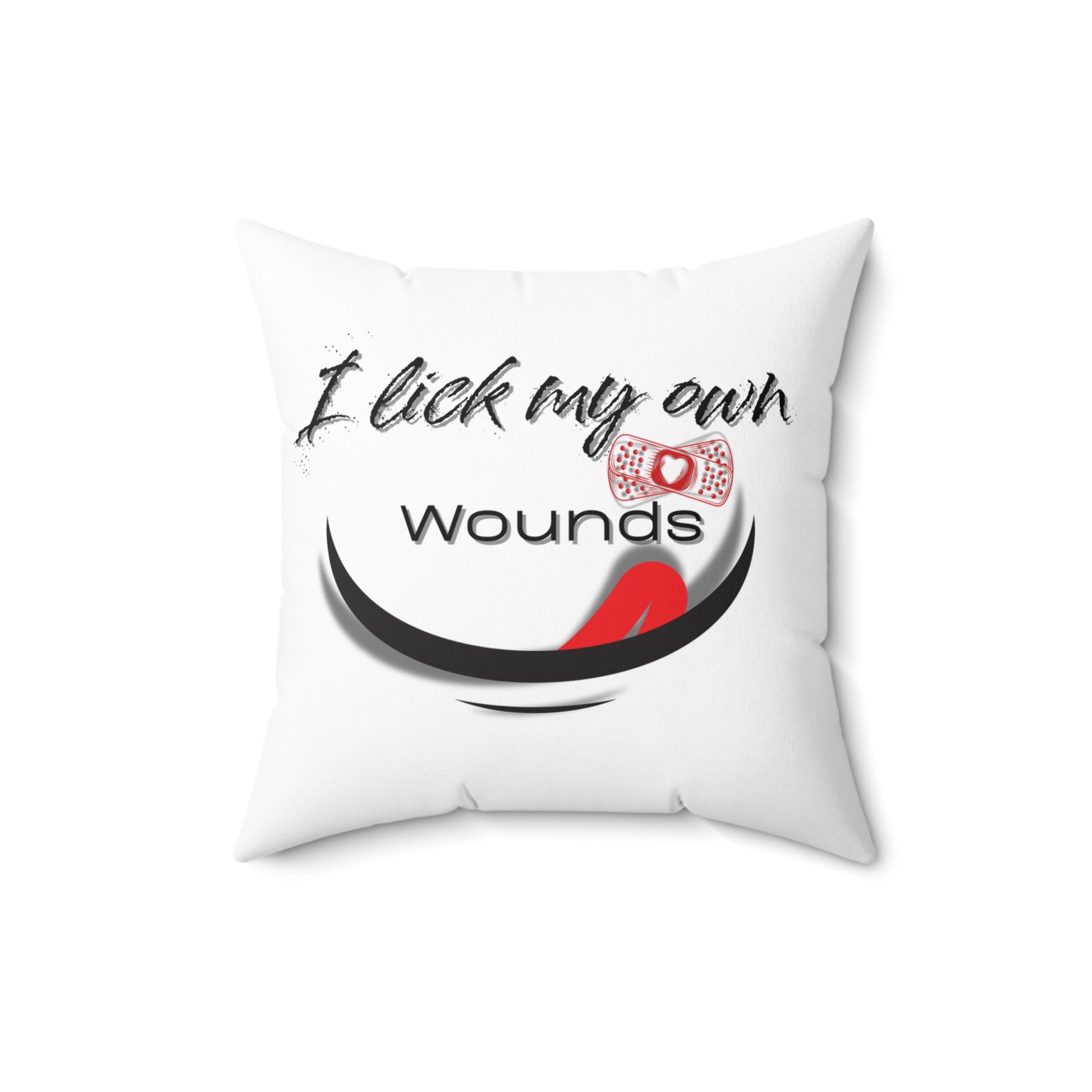 I Lick My Own Wounds Pillow | Frizell Noir