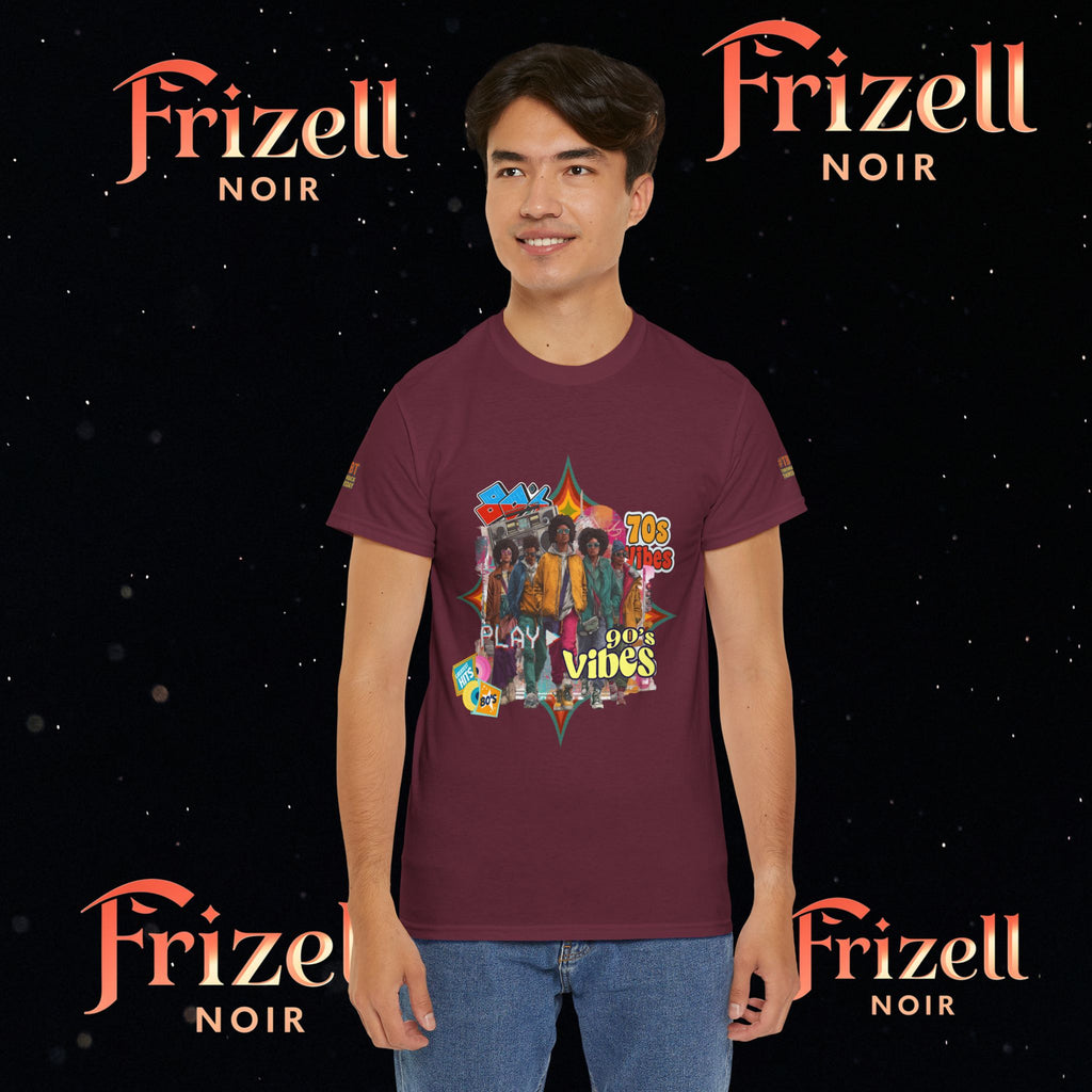 Retro Vibes Tee | Vintage Streetwear Energy – Frizell Noir