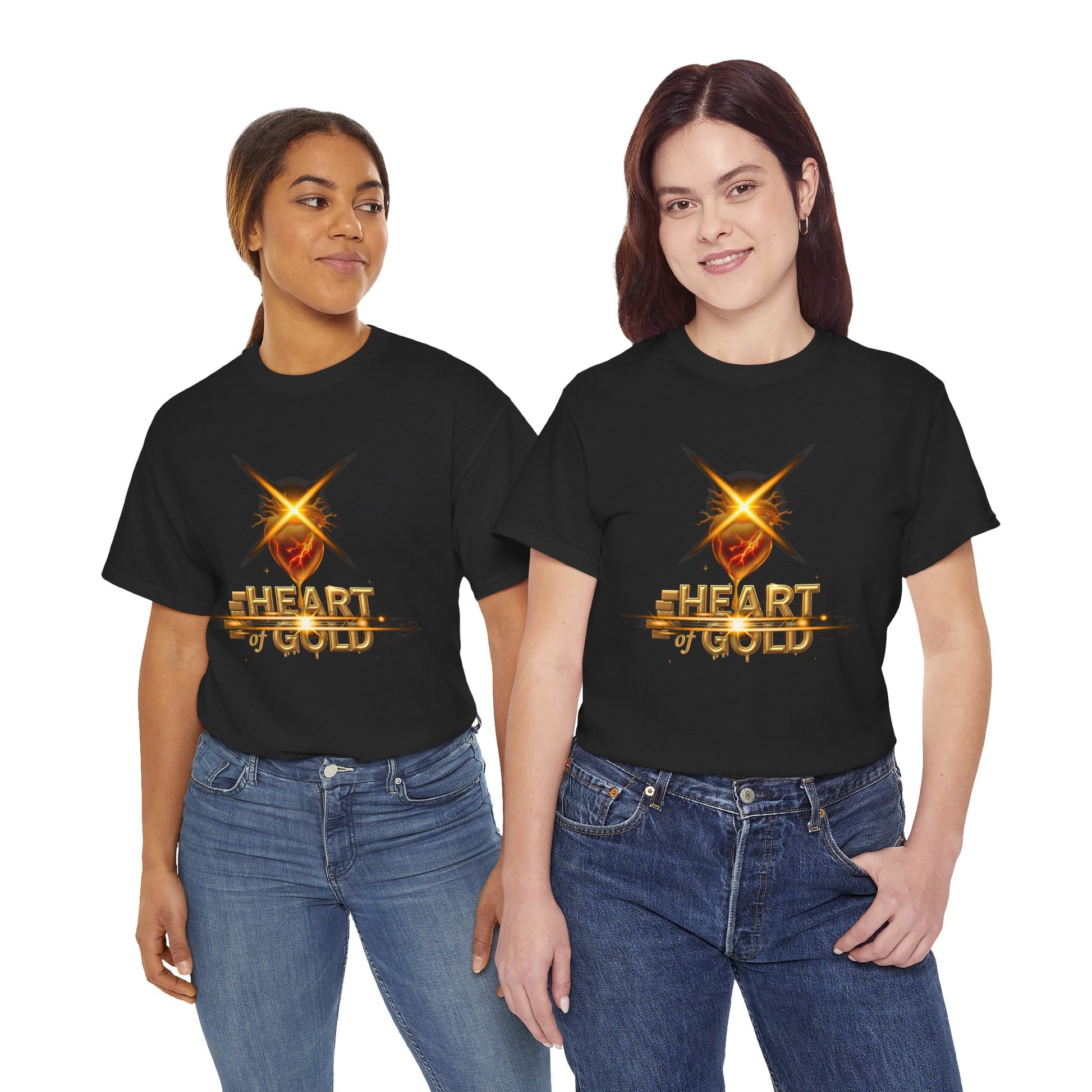 Heart of Gold Tee | Frizell Noir