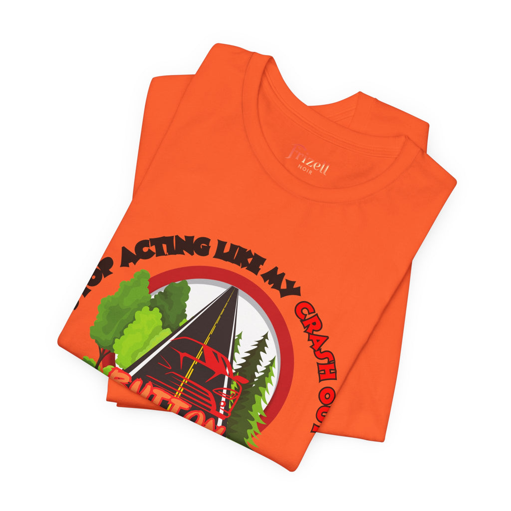 Crash Out Button Tee | Frizell Noir