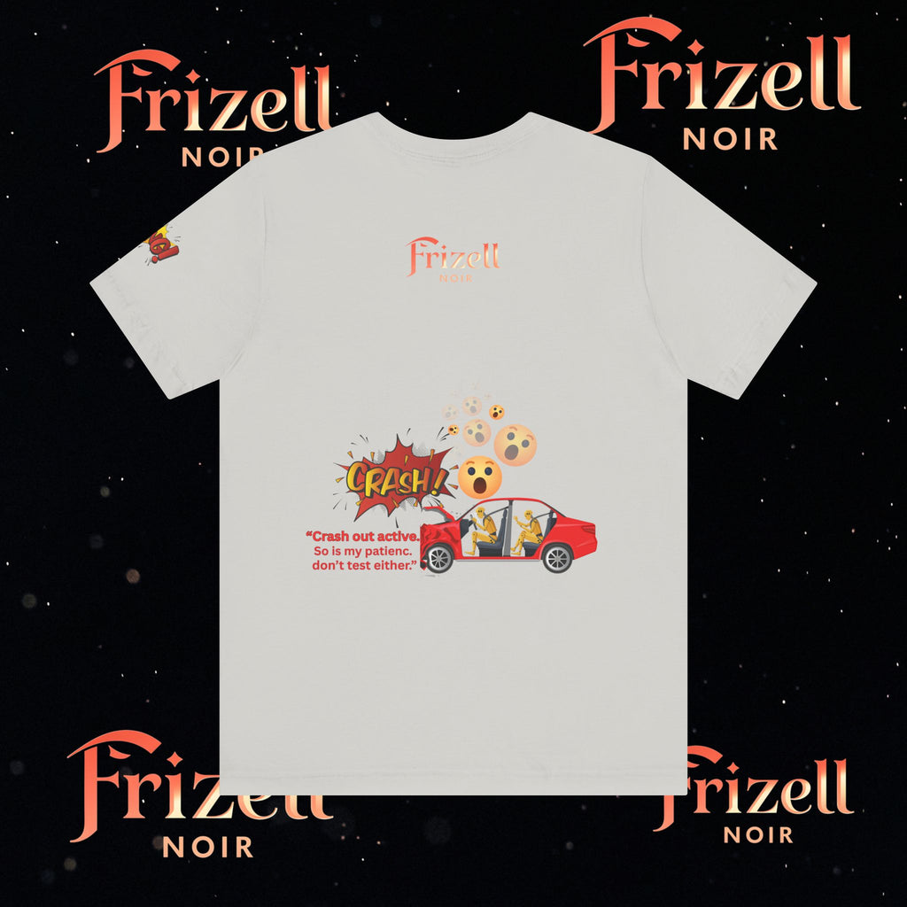 Crash Out Button Tee | Frizell Noir