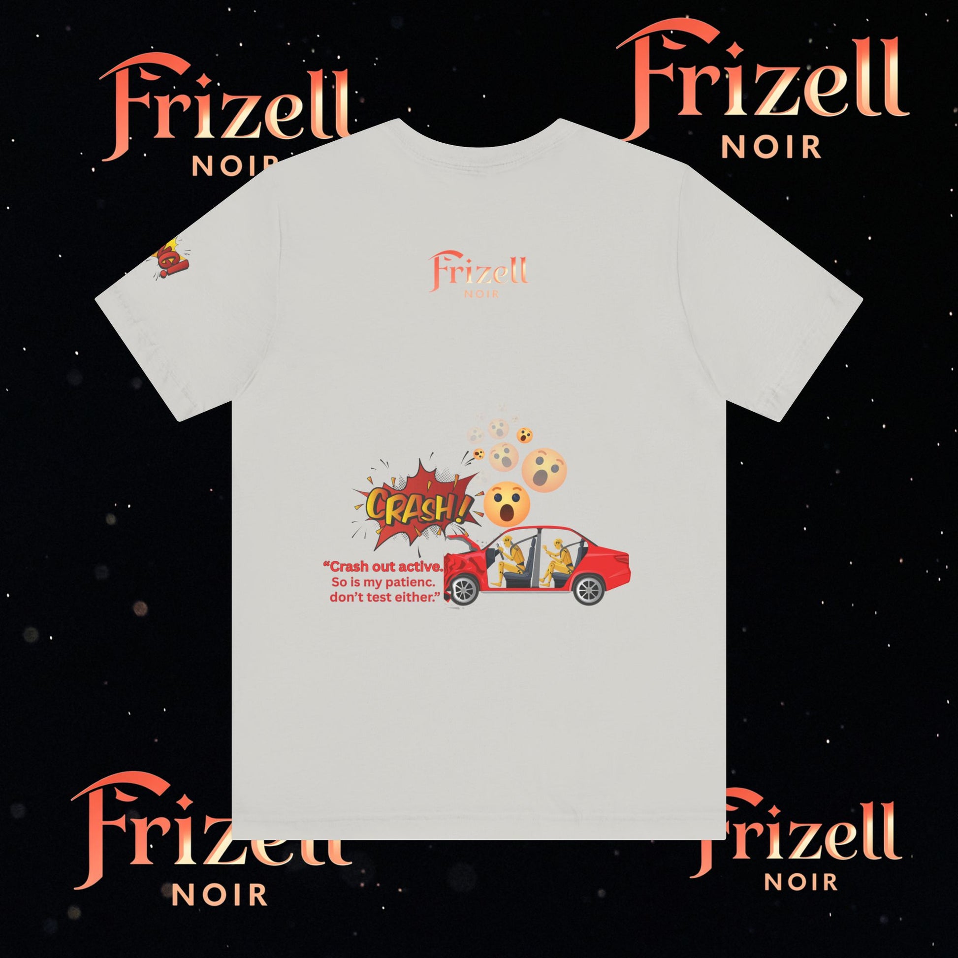 Crash Out Button Tee | Frizell Noir