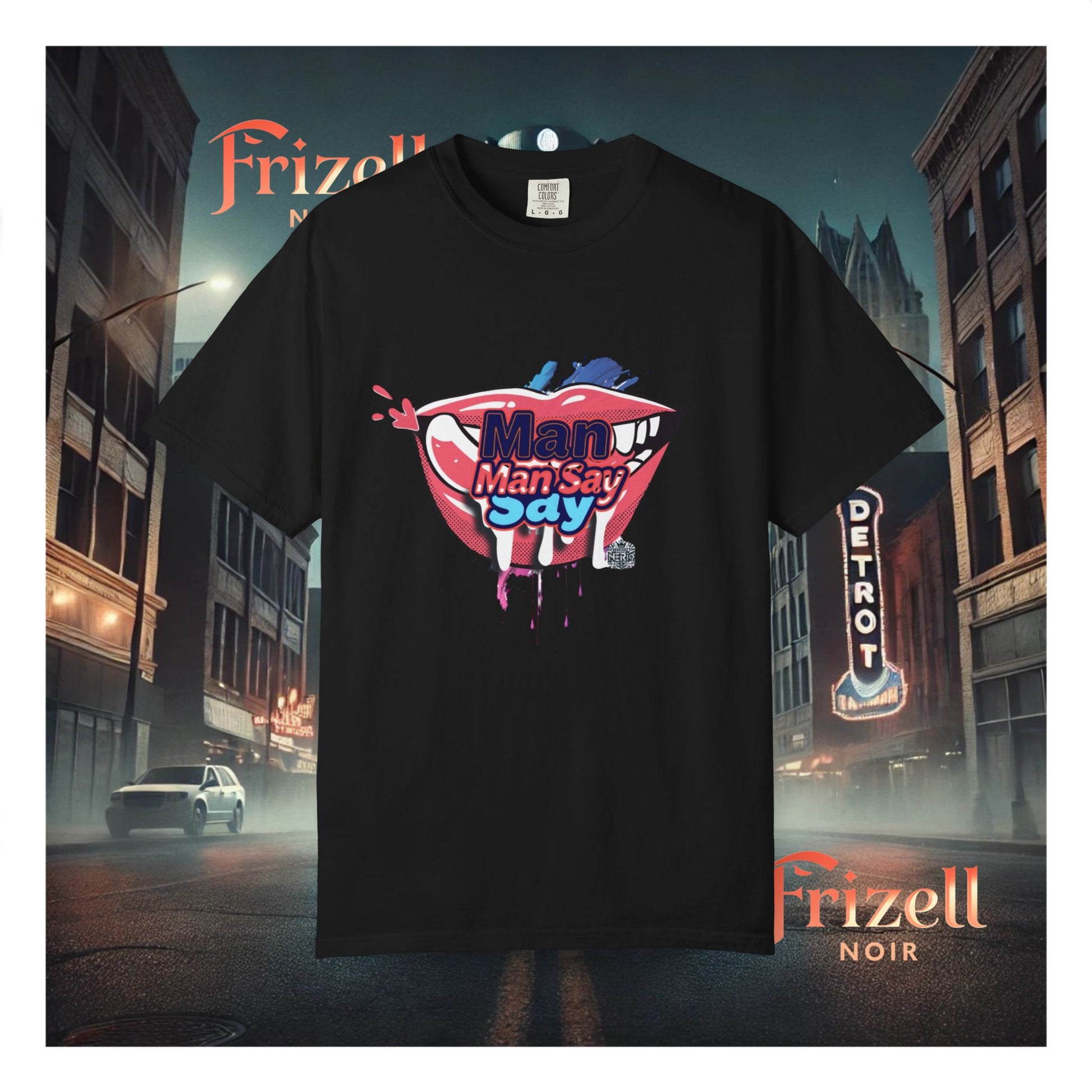 Man Say Tee | Frizell Noir