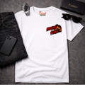 Frizell Noir Mowing Through Chaos Graphic white T-Shirt – Bold statement streetwear tee with premium dark luxury design