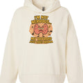 Thyroid warrior hoodie women's bone cream front"
